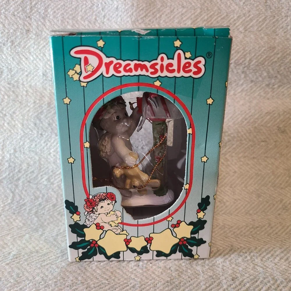 Vintage Cavanagh Dreamsicles Cherub Christmas ornament- 1997